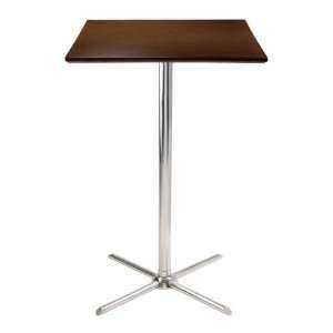  Winsome Kallie Square Pub Table with X Base