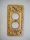 Outlet Switch Plate Set of 4 Antique Gold Toledo Chic items in 