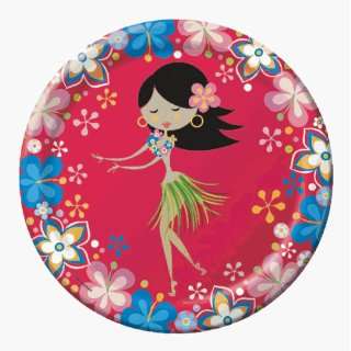  Creative Converting Lets Hula 7 Inch Lunch Plate   96 