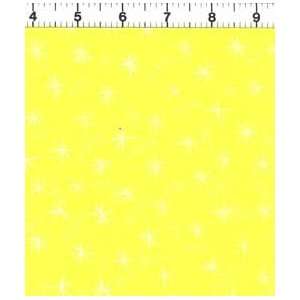  Quilting Fabric Toybox Yellow Sparkle Arts, Crafts 