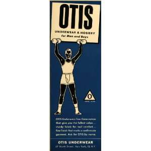  1947 Ad Otis Underwear Men Boys Hosiery Comfort Fabric 