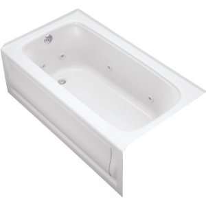   Bancroft Collection 60 Three Wall Alcove Jetted Bath Tub with Lef