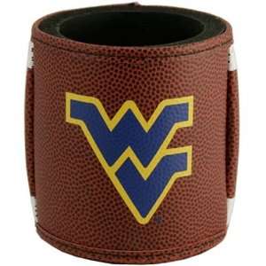  West Virginia Mountaineers Brown Football Can Coolie 