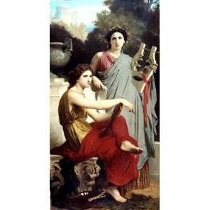     William Adolphe Bouguereau   24 x 46 inches   Lart and literature