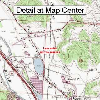  USGS Topographic Quadrangle Map   Lancaster, Ohio (Folded 