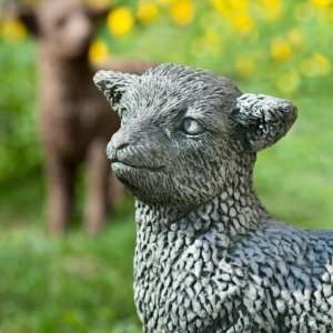  Campania International Lambie Cast Stone Garden Statue 