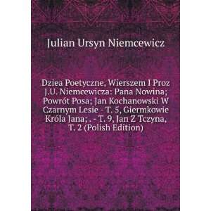 Proz J.U. Niemcewicza Pana Nowina; PowrÃ³t Posa; Jan Kochanowski 