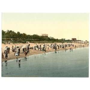   Beach,Colberg,Middle Pomerania,Kolobrzeg,Poland,1890s