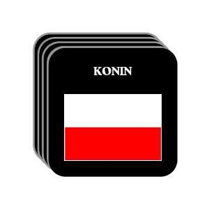  Poland   KONIN Set of 4 Mini Mousepad Coasters 