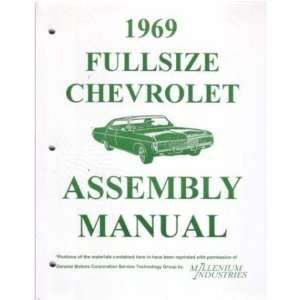  1969 CHEVROLET Assembly Manual Book Rebuild Automotive