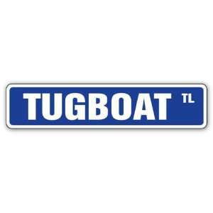  TUGBOAT Street Sign tug vessel captain model new gift 