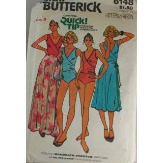   Sewing Pattern Misses Bathing Suits and Cover Up Size 10   Bust 32 1/2