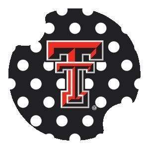  Car Coaster for Auto or Boat  2 Pack Texas Tech University 