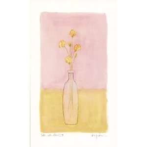  Bottle With Flowers lll by Lara Jealous 9x15 Kitchen 