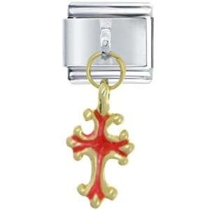   Italian Charm Dangle Celtic Cross Easter Holiday Pugster Jewelry