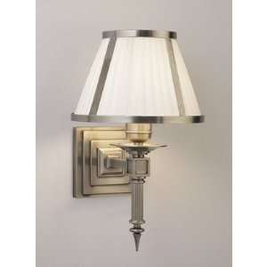 Robert Abbey D1999 Chase Wall Sconce, Dark Antique Nickel Finish with 
