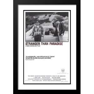 Stranger Than Paradise 20x26 Framed and Double Matted Movie Poster   A