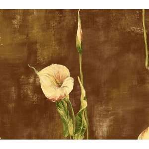  Brown Calla Lily Toss Wallpaper 