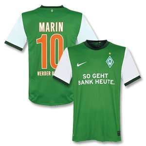  09 10 Werder Bremen Home Jersey + Marin 10 Sports 