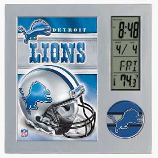   Detroit Lions Digital Desk Clock and Picture Frame