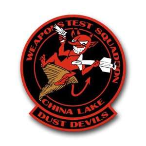  US Navy Weapons Test Squadron China Lake Decal Sticker 3.8 