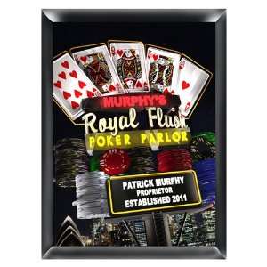 Wedding Favors Personalized Marquee Nighttime Royal Flush Traditional 