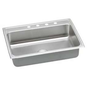   31 x 22 Single Basin Top Mount Kitchen Sink with