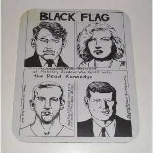  BLACK FLAG Dead Kennedys COMPUTER MOUSE PAD Punk Rock 