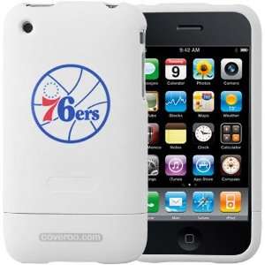  Philadelphia 76ers White Team Name & Logo iPhone 3G Hard 