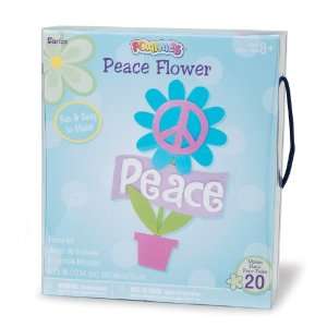   By Darice Crafts AC Foam Peace Flower Activity Kit 
