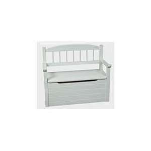  Decons Toy Chest and Bench with Arms   White   by 