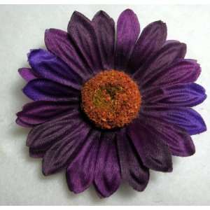  NEW Eggplant Purple Daisy Flower Hair Clip, Limited 