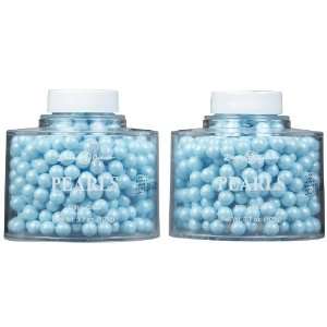 Dean Jacobs Edible Decor Pearls Blue Stacking Jar, 3.7 oz, 2 pk 