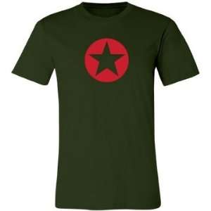   Military Tee Custom Unisex Canvas Jersey T Shirt