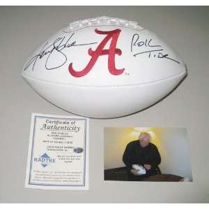   Alabama Fotoball Football with Roll Tide Inscription 