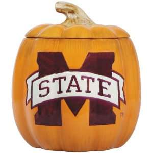   State Bulldogs Halloween Pumpkin Candy Bowl