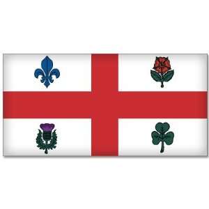  Montreal Canada City Flag car sticker decal 3 x 5 