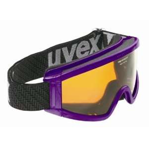  UVEX Speedy Junior Ski Goggle,Purple Frame with Single 