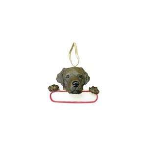 Labrador, Chocolate Dog Christmas Ornament