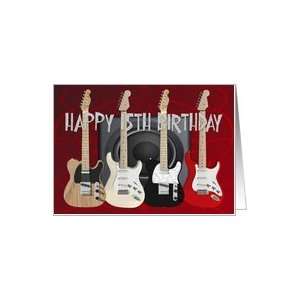  15th Birthday, Guitars Card Toys & Games
