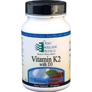  Ortho Molecular Products   Vitamin K2 with D3  30ct 