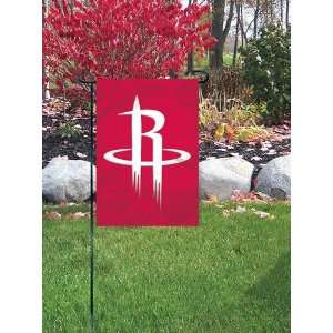 Houston Rockets Applique Embroidered Mini Window Or Yard/Garden Flag 