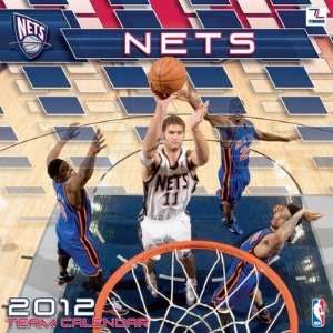  NBA New Jersey Nets 2012 Wall Calendar