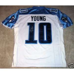  Vince Young Signed Jersey   Coa & Hologram Sports 