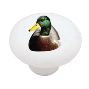 Mallard Duck Decorative High Gloss Ceramic Drawer Knob