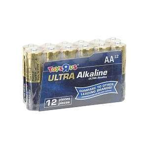  ToysRUs Ultra Alkaline AA Size Battery 12 Pack Toys 