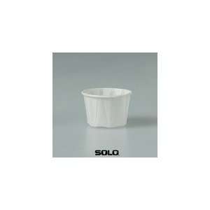    Solo 1 Oz Treated Paper Souffle Cups White