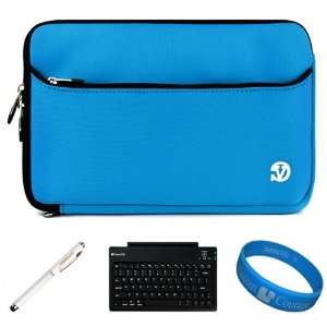  Sky Blue Neoprene Sleeve Carrying Case Cover for Acer Iconia Tab 