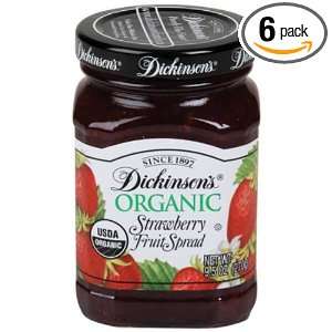 Dickinsons Spread, Og, Strawberry, 9.50 Ounce (Pack of 6)  