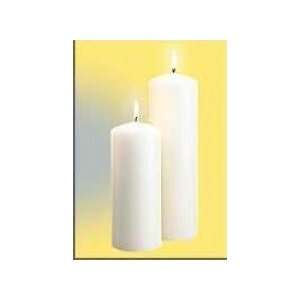  Candle Ceremonial Pillar White (8x3)